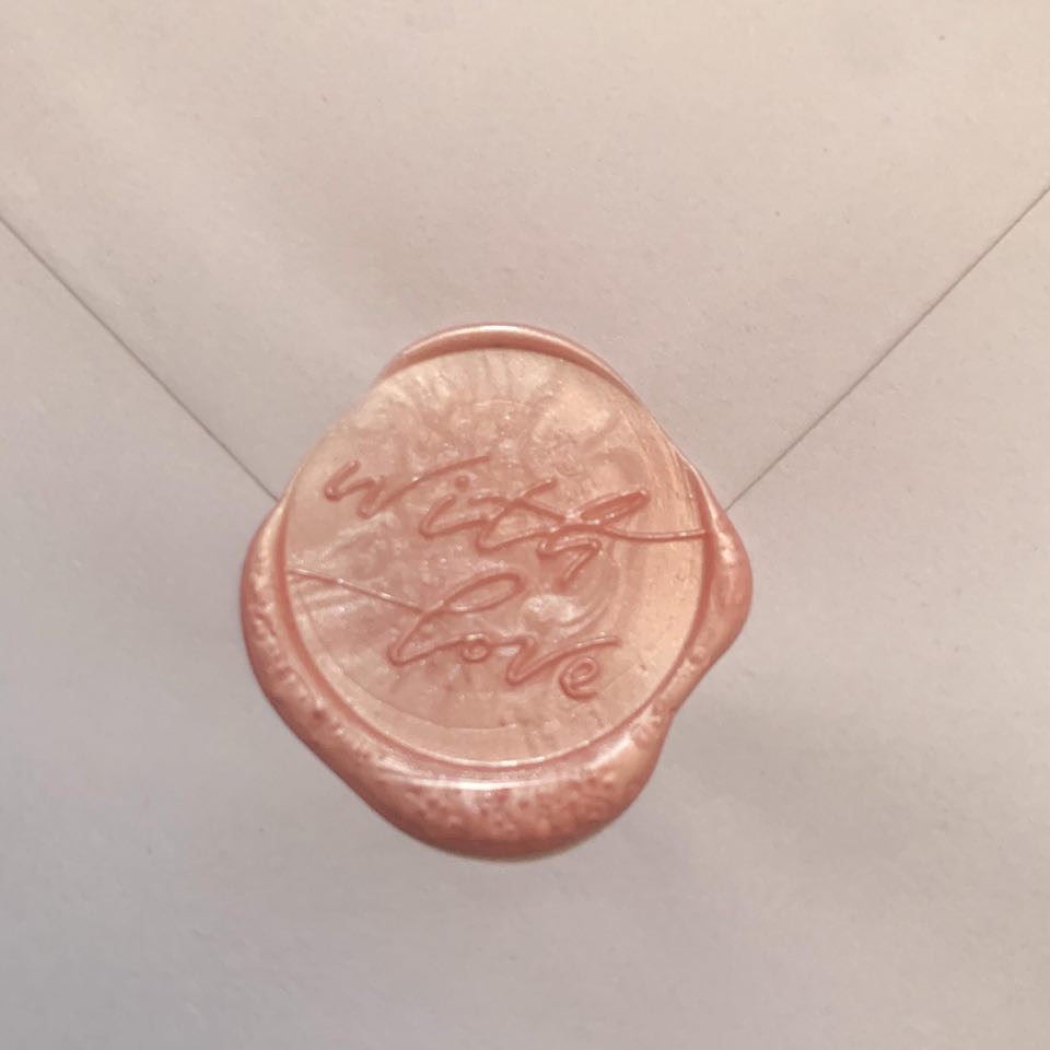 Pink With Love Wax Seal