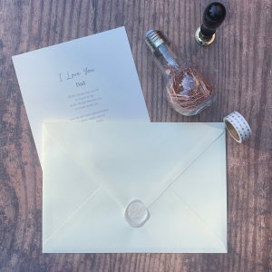 Personalized I Love You Card For Dads