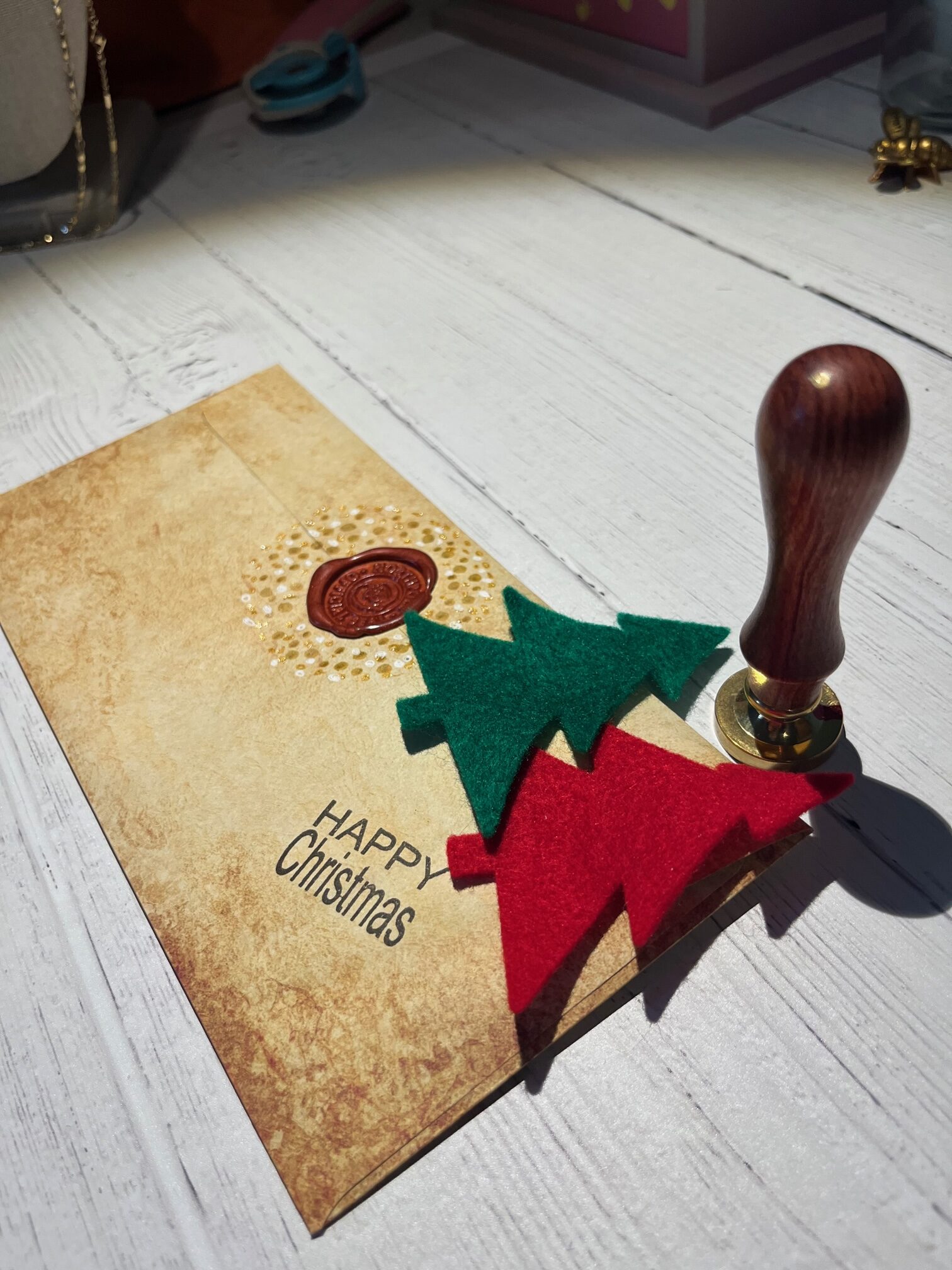 Envelope Back Of Santa Letter