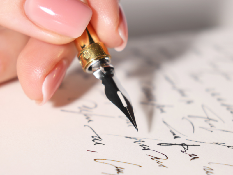 Soft Image Wedding Words my Beautiful Pen